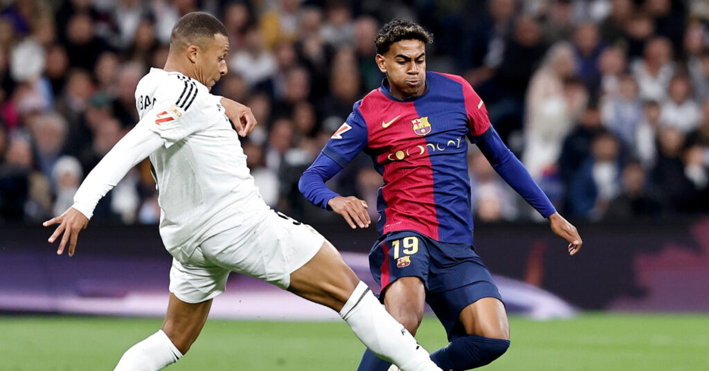 Barca đấu với Real Madrid