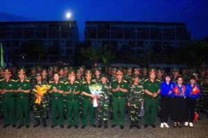 Tiễn các khối Quân đội Trung Quốc, Lào, Campuchia tham gia diễu binh về nước