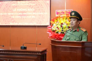 Phó Giám đốc Công an Bình Thuận Đại tá Nguyễn Anh Tuấn
