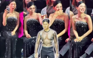 Lệ Quyên phản ứng siêu ngọt khi bạn trai catwalk
