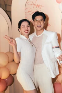 Lệ Quyên phản ứng siêu ngọt khi bạn trai catwalk