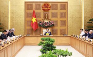 Thủ tướng Phạm Minh Chính tiếp Đoàn doanh nghiệp Mỹ, đề nghị tăng cường tiếng nói thúc đẩy hợp tác thương mại song phương