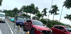 Cọc rào giữa đường 