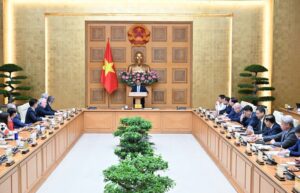 Thủ tướng Phạm Minh Chính tiếp Đoàn doanh nghiệp Mỹ, đề nghị tăng cường tiếng nói thúc đẩy hợp tác thương mại song phương