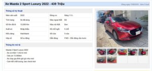 Mazda2 Hatchback cũ lựa chọn thông minh cho người mua xe cá nhân