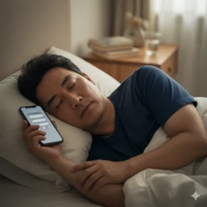 Thói quen để điện thoại gần đầu
