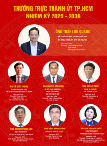 Chân dung 7 lãnh đạo chủ chốt Thành ủy TPHCM